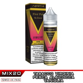 FIRST Pick Rebrand Fruit Mix&Vape 20 ml Suprem-e Vaniglia Tabacco Virginia Pesca Albicocca