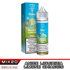 Fizz Black Lemon FLAVOUR BAR Mix&Vape 20 ml Suprem-e Ice Limone Liquirizia Anice