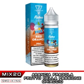 Fizz Red Orange FLAVOUR BAR Mix&Vape 20 ml Suprem-e Ice Fragola Arancia Frutto della Passione