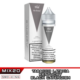 HID Rebrand Mix&Vape 20 ml Suprem-e Tabacco Latakia Tabacco Kentucky Black Cavendish