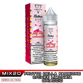 Jelly Razz Lemonade FLAVOUR BAR Mix&Vape 20 ml Suprem-e Ice Limonata Litchi Frutto della Passione
