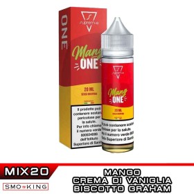 MangONE Mix&Vape 20 ml Suprem-e Mango Biscotto Graham Crema di Vaniglia