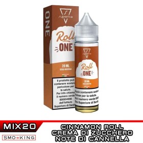 RollONE Mix&Vape 20 ml Suprem-e Cannella Crema Cinnamon roll Zucchero a velo