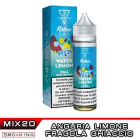 FIZZ WATER LEMON FLAVOUR BAR Mix&Vape 20 ml Suprem-e Anguria Limone Fragola Ice