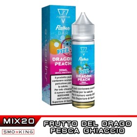 Fizz Dragon Peach FLAVOUR BAR Mix&Vape 20 ml Suprem-e Ice Frutto del Drago Pesca