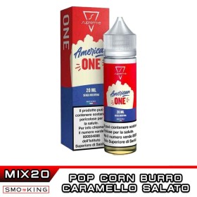 AmericanONE Mix&Vape 20 ml Suprem-e Pop corn Burro Caramello salato