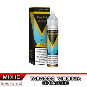 FIRST Pick Rebrand ICE Mix&Vape 10+10 Suprem-e Ice Vaniglia Biscotto Tabacco Virginia Crema pasticcera