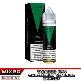 MIXTURE Rebrand Mix&Vape 10+10 Suprem-e Vaniglia Caramello  Tabacco Ry4 Brandy