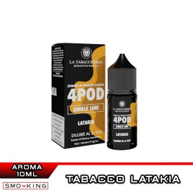 LATAKIA Extra Dry 4POD Aroma Concentrato 10ml La Tabaccheria Tabacco Latakia