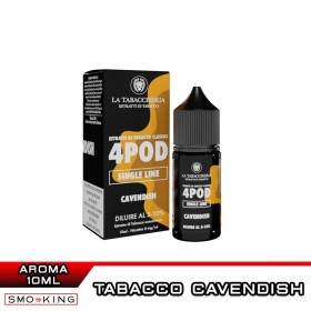 CAVENDISH Extra Dry 4POD Aroma Concentrato 10ml La Tabaccheria Tabacco Black Cavendish