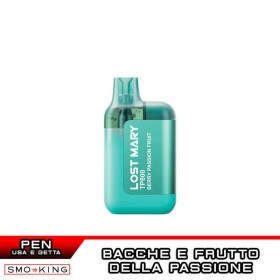 BERRY PASSION FRUIT Lost Mary TP800 Sigaretta Usa e Getta Elfbar - 800 Puff Mirtillo Frutto della Passione
