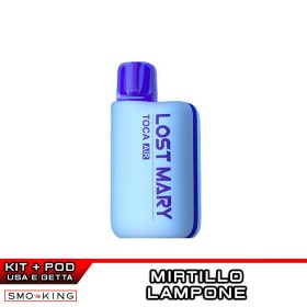 Lost Mary TOCA AIR Rechargeable Battery Kit 750mAh + Pod BLUEBERRY SOUR RASPBERRY Elfbar