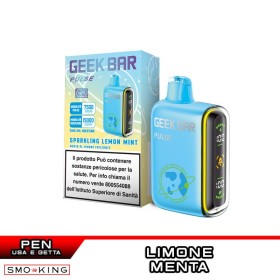 Geekbar Pulse 650mAh SPARKLING LEMON MINT Sigaretta Usa e Getta Limone Menta