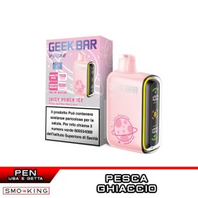 Geekbar Pulse 650mAh JUICY PEACH ICE Sigaretta Usa e Getta Ice Pesca