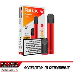 RELX ESSENTIAL 2 Starter Kit 350mAh (RED) + Pod FRESH RED