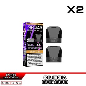 CHERRY ICE MINI PRO Pod Precaricata AIRBAR 2 Pezzi Ciliegia Ice