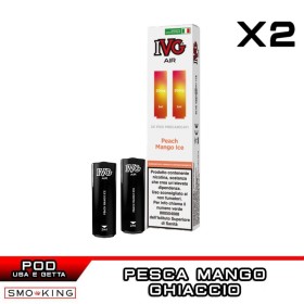 PEACH MANGO ICE IVG Air Prefilled Pod 2 Pezzi