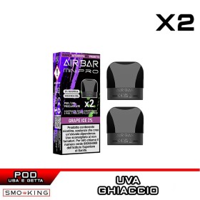 GRAPE ICE AIR BAR MINI PRO Prefilled Pod AIRBAR 2 Pieces
