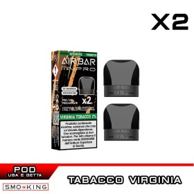 VIRGINIA TOBACCO AIR BAR MINI PRO Prefilled Pod AIRBAR 2 Pieces
