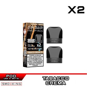TOBACCO CREAM AIR BAR MINI PRO Prefilled Pod AIRBAR 2 Pieces