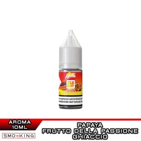 PAPAYA E PASSION FRUIT Slushy Aroma Concentrato 10ml JUSTY FLAVOR Papaya Frutto della Passione Ice