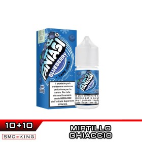 BLUEBERRY ICE Bar Juice Mini Shot 10+10 ml Fantasi Vape Mirtillo Ice
