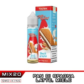 TALE & QUALE Snack al Latte Mix&Vape 20 ml King Liquid Pan di Spagna Latte Miele