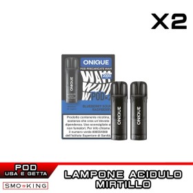 BLUEBERRY SOUR RASPBERRY Onique WAVI Pod Precaricata 2 Pezzi Lampone Mirtillo Aspro