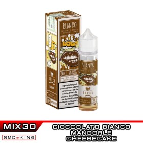 BLANKO Mix&Vape 30 ml Super Flavor Cioccolato bianco Mandorle Cheesecake