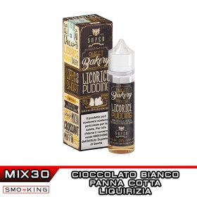 LICORICE PUDDING Mix&Vape 30 ml Super Flavor Liquirizia Cioccolato bianco Panna cotta