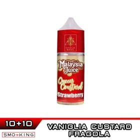 QUEEN COUSTARD STRAWBERRY Malaysia Juice Mini Shot 10+10 ml Shock Wave by ADG Vaniglia Fragola