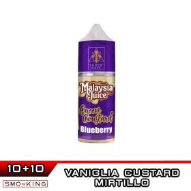 QUEEN COUSTARD BLUEBERRY Malaysia Juice Mini Shot 10+10 ml Shock Wave by ADG Vaniglia Mirtillo