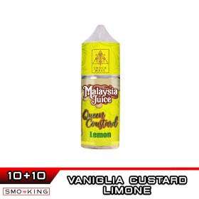QUEEN COUSTARD LEMON Malaysia Juice Mini Shot 10+10 ml Shock Wave by ADG Vaniglia Limone