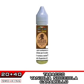 SHERLOCK Aroma Shot 20ml FASHION VAPE Tabacco Microfiltrato Nocciola Vaniglia Caramello