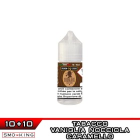 SHERLOCK Mini Shot 10+10 ml FASHION VAPE Tabacco Microfiltrato Nocciola Vaniglia Caramello