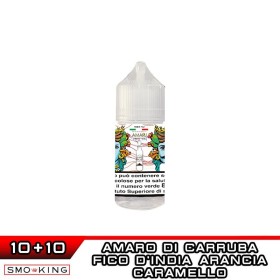 Amaru UNIMAFISSU Mini Shot 10+10 ml FASHION VAPE Amaro Carruba Fico India Arancia Caramello