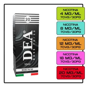 Base Neutra 10 ml 70/30 Basetta Nicotina DEA FLAVOR