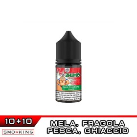 Zhumo APPLE STRAWBERRY PEACH Mini Shot 10+10 ml DYP Fragola Mela Pesca Ice