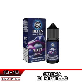 BLUES Mini Shot 10+10 ml D77 Powered by LA TABACCHERIA Crema di Mirtillo