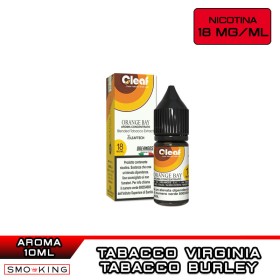 ORANGE BAY Leaftech Aroma Concentrato 10ml Nicotina 18mg/ml DREAMODS Tabacco Virginia Burley