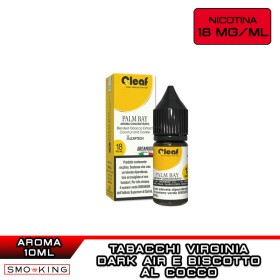 PALM BAY Leaftech Aroma Concentrato 10ml Nicotina 18mg/ml DREAMODS Tabacco Dark Air Virginia Biscotto Cocco