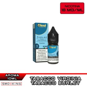 DAKAR BLUE Leaftech Aroma Concentrato 10ml Nicotina 18mg/ml DREAMODS Tabacco Virginia Burley Mentolo