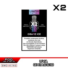 Grape Ice UMA SWAP Pod Precaricate UMA.mi 2ml - 2 pezzi - Uva Ice