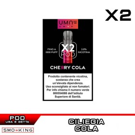 Cherry Cola UMA SWAP Pod Precaricate UMA.mi 2ml - 2 pezzi - Cola Ciliegia