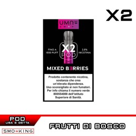Mixed Berries UMA SWAP Pod Precaricate UMA.mi 2ml - 2 pezzi - Frutti di Bosco