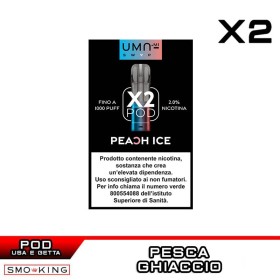 Peach Ice UMA SWAP Pod Precaricate UMA.mi 2ml - 2 pezzi - Pesca Ice