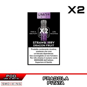 Strawberry Dragon Fruit UMA SWAP Pod Precaricate UMA.mi 2ml - 2 pezzi - Fragola Frutto del Drago