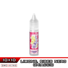 LEMON BLACKCURRANT FRUIZEE MAX Mini Shot 10+10 ml Eliquid France Limone Ribes Nero Ice