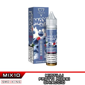 BLUEBERRY ICE Maxi Flavors Mix&Vape 10+10ml Suprem-e Mango Mirtillo Lampone Ice