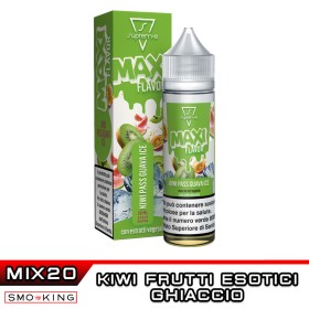 KIWI PASS GUAVA ICE Maxi Flavors Mix&Vape 20ml Suprem-e Kiwi Frutti Esotici Ice